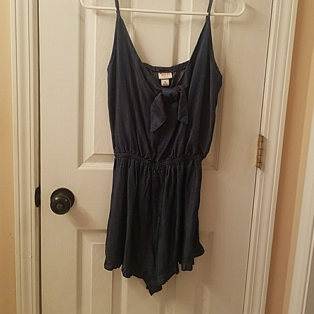 Mossimo denim romper